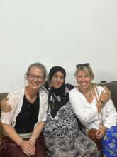 Sarah and Debbie with Serbeze