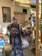 Grandmother Latife at her house in Fushe Kosova