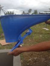 Low-cost toilet pan