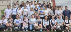 over 40 high school students getting together