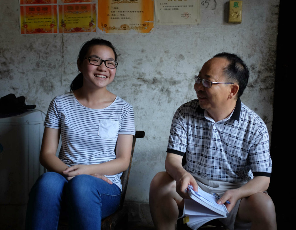 A poor student with positive attitude