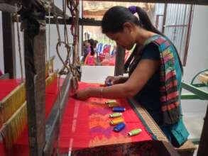 Second-generation weaver Sumita.