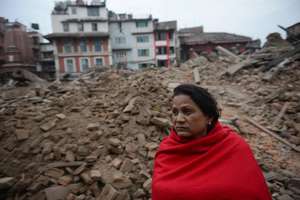 Devastation in Kathmandu