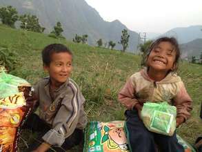 Children in happy mood