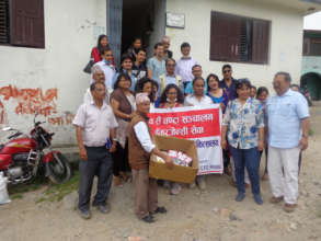 Chhatrapati Health Camp Team- Bijaya Mali (right)