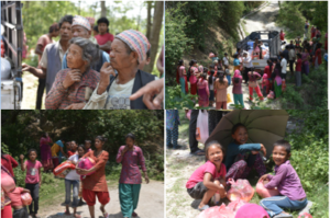 Relief Distribution - Chunikhel, Kathmandu