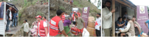 With Qatar Red Cresent in Daibung, Rasuwa