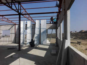 Zinc panels for Bloom Nepal School, Lalitpur