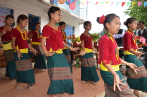 Dancers at the inauguration ceremony.