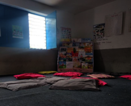 A new classroom library at a school in Nuwakot