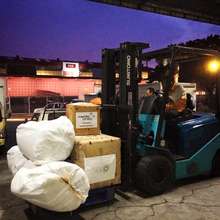 We have another 563 kg of supplies on route
