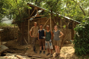 Some of our volunteers at Sunrise Farm
