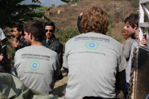 Our 'Nepal Earthquake Response Team' taking 'five'
