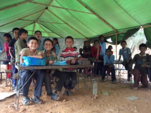It's a far cry from our original temporary rooms