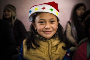 We threw a Christmas party at the Grace Orphanage