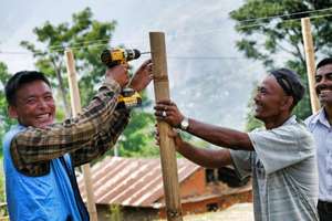 Modern tools meet traditional materials