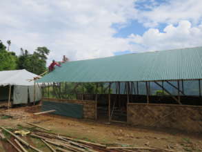 A temporary classroom