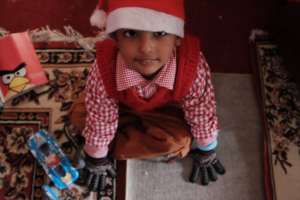 We recently held a Christmas party at an orphanage