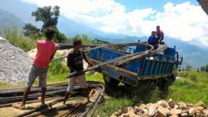 Steel Rebar Unloaded