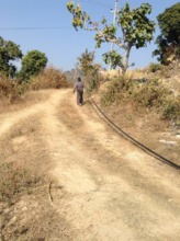 Plastic pipe, a lot of it