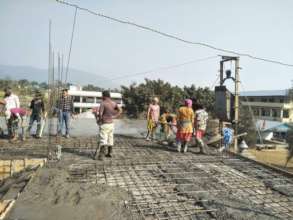 Kalika school under construction