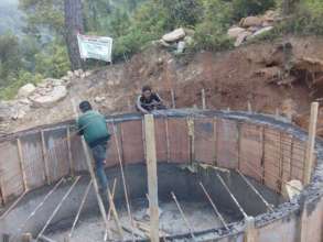 Kiul Irrigation Tank under construction