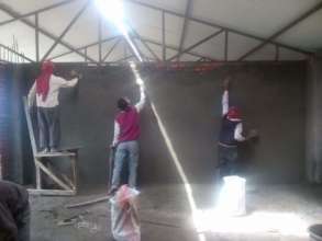 Plastering work