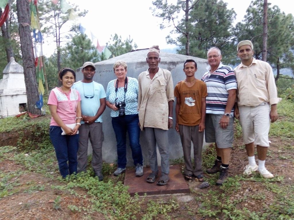 UK donors and water user committee - Kiul VDC