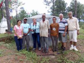 UK donors and water user committee - Kiul VDC