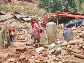 Destroyed village in Sindhupalchowk