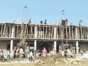 Kalika school under construction