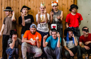 Stas & his group at Summer Camp 2016