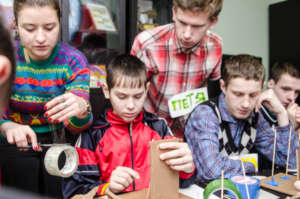 Taking part in the 'architectural' master-class