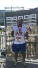 Billy Prophete Running the Baltimore Marathon