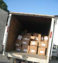 Truckload of Books to Meyer