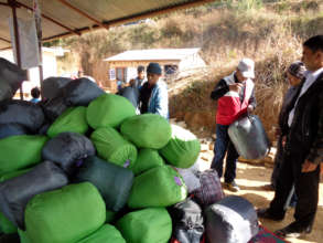 Blankets for earthquake survivors