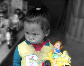 Nepali child Earthquake Survivors