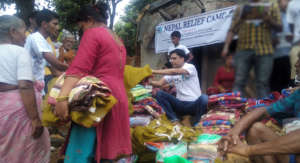 Relief to Nepal earthquake victims