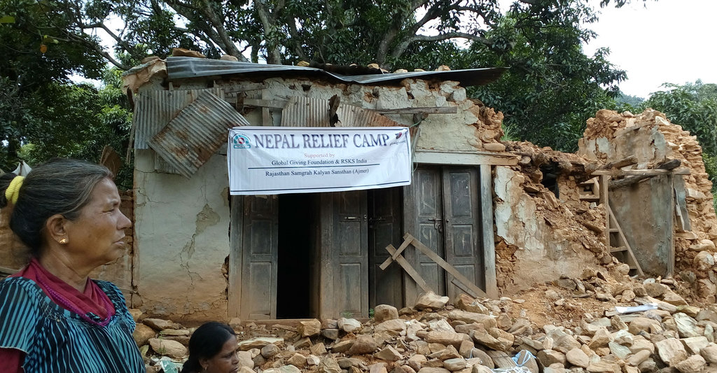 Relief to Nepal earthquake victims