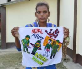Gita remembers her brother through embroidery
