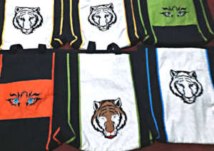 Tiger tiger! New bags from the Bardiya cooperative