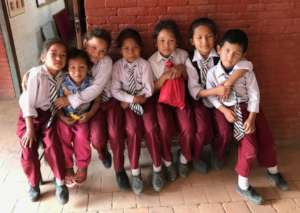 Some of CONCERN's young beneficiaries