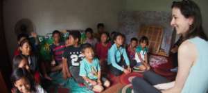 Lauren - one of several Fellows to work in Nepal