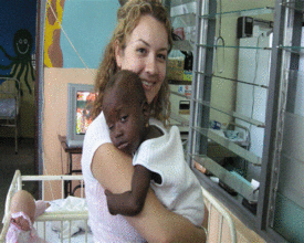 SWBB Intern working at a clinic
