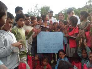 Distribution of school supplies
