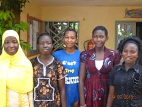 Fanta, Ruth, Aida, Fadilatou and Leontine