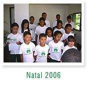 Children in project T-shirts