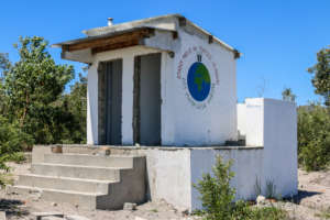 The second latrine block