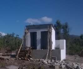 Completed Latrine