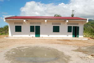 A newly built school building